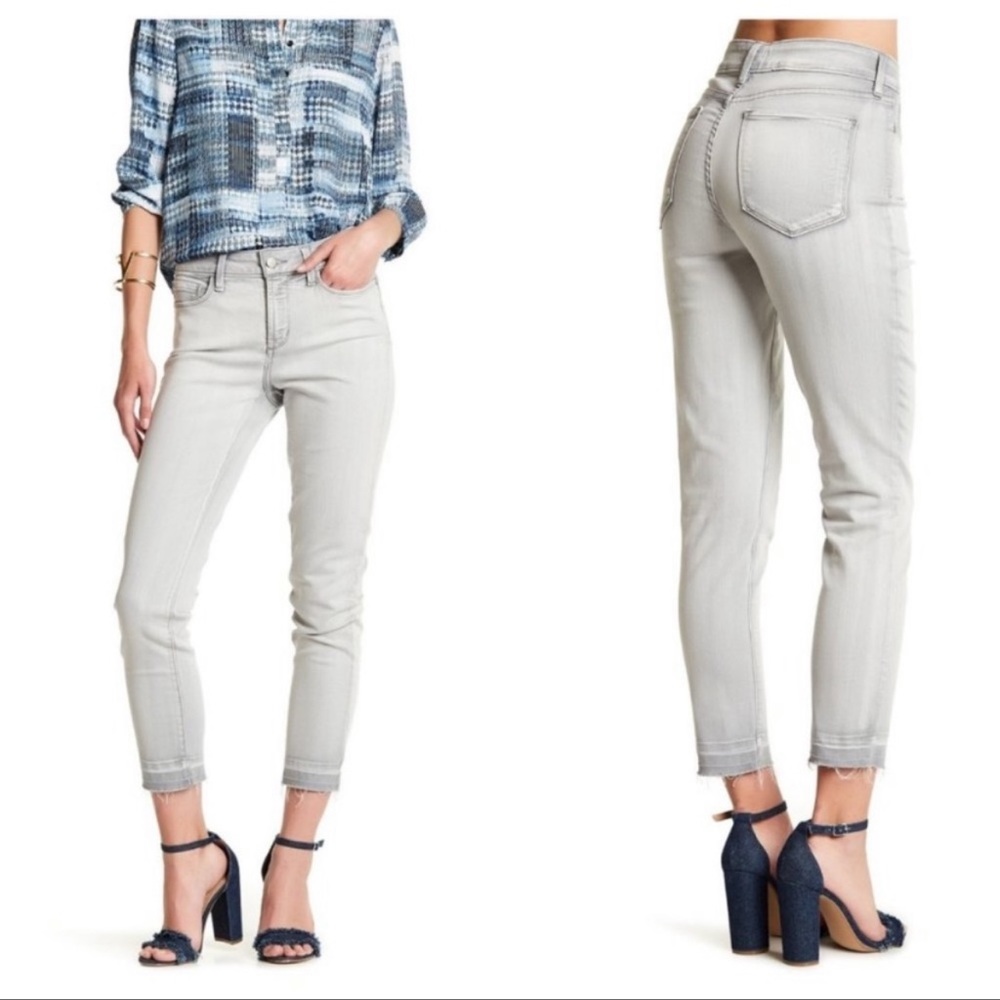 NYDJ Alina Released Hem Ankle Jeans Grey S…